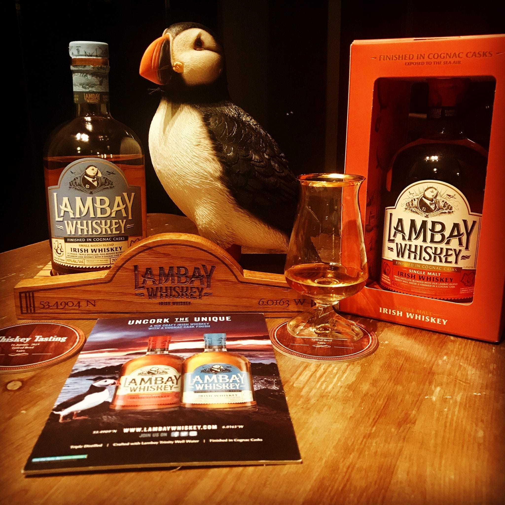 Lambay Whiskey Tours and Lambay Whiskey Puffin Irish Whiskey Trail International Whiskey Reviews by Irish Whiskey Blogger Stuart Mcnamara