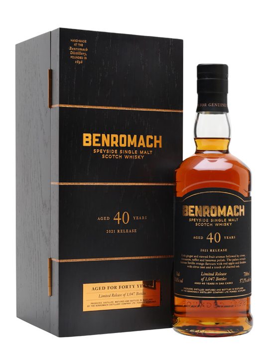 Benromach 40 Year Old 2021 Release Speyside Whiskynbsp- - International Whiskey Reviews by Irish Whiskey Blogger Stuart McNamara